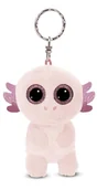 Plecaki - Breloczek GLUBSCHIS Axolot Xomo 9cm różowy - Pluszowy towarzysz przytulanka zwierzęca z kółkiem na klucze do smyczy, torby albo plecaka - miniaturka - grafika 1