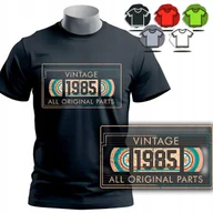 Koszulki męskie - KOSZULKA T-SHIRT MĘSKI - Classic 1985 Kaseta NA 40 URODZINY - XS - miniaturka - grafika 1