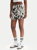 Spodenki damskie - adidas Szorty sportowe Satin KA2674 Brązowy Loose Fit - miniaturka - grafika 1