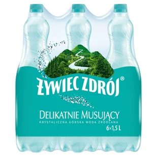 Żywiec Zdrój Woda lekko gazowana 1,5l 6 szt. SPP.064 - Woda - miniaturka - grafika 1