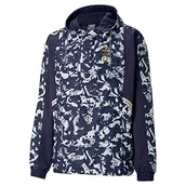 Swetry męskie - PUMA PUMA Męski sweter Figc Tfs z połowy zamka błyskawicznego tkany jkt Peacoat-team Power Blue L 758724 - miniaturka - grafika 1