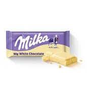Czekolada - Milka Biała czekolada 90 g - miniaturka - grafika 1