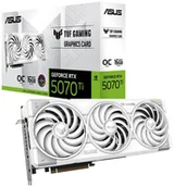Karty graficzne - ASUS GeForce RTX 5070 Ti TUF GAMING WHITE OC 16GB DLSS 4 TUF-RTX5070TI-O16G-WHITE-GAMING - miniaturka - grafika 1