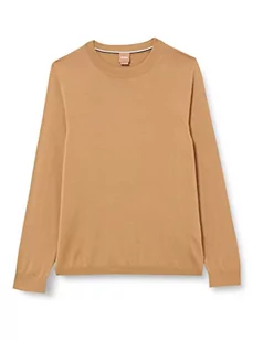BOSS Damski sweter z dzianiny w kolorze średni beżowym, M (DE) - Swetry damskie - miniaturka - grafika 1