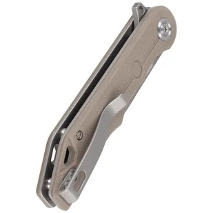Nóż składany Kubey Knife Mizo Tan G10, Bead Blast AUS-10 by Tiguass (KU312H) - Noże - miniaturka - grafika 5
