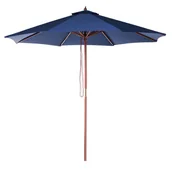 Parasole ogrodowe - Beliani Parasol ogrodowy 270 cm niebieski TOSCANA 58095 - miniaturka - grafika 1