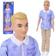 Lalki dla dziewczynek - Jokomisiada Anlily Lalka chłopak BLONDYN Paulo w koszuli i jasnych spodniach ZA6006 A - miniaturka - grafika 1