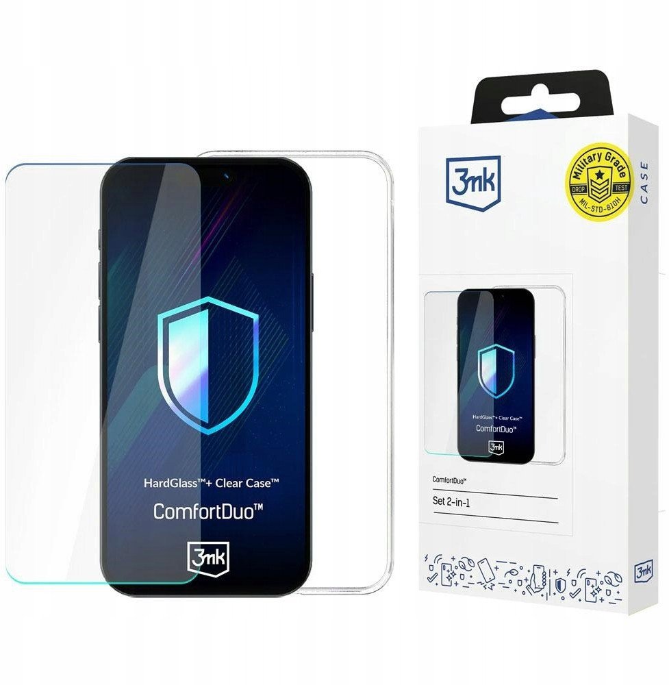 Zestaw 3MK ComfortDuo Clear MagCase do Apple iPhone 16e