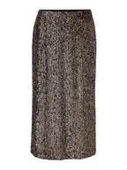 Spódnice - Oui Spódnica w kolorze szaro-jasnoróżowym - miniaturka - grafika 1