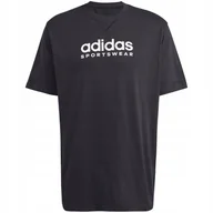 Koszulki męskie - Koszulka męska adidas All SZN Graphic Tee czarna IC9815 L - miniaturka - grafika 1