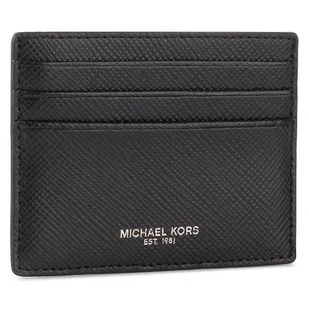 Etui na karty kredytowe MICHAEL Michael Kors Tall Card Case 39F6LHRD2L Czarny - Etui na dokumenty i karty - miniaturka - grafika 1