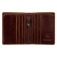 Portfele - Mała skórzana banknotówka męska Visconti ALP-92 - brązowy - miniaturka - grafika 1