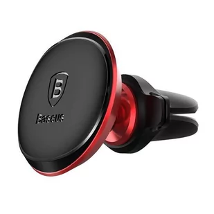 Baseus Uchwyt samochodowy magnetyczny na telefon (czerwony) - Uchwyty samochodowe do telefonów - miniaturka - grafika 2