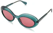 Okulary przeciwsłoneczne - MAX &CO Okulary damskie, Dark Green/Other, 52/21/140 - miniaturka - grafika 1