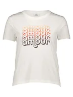 Koszulki i topy damskie - JDY Koszulka "Michigan Life" w kolorze białym - miniaturka - grafika 1