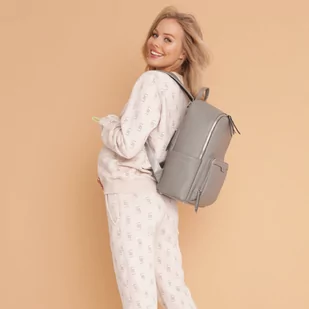 Moon Joissy plecak dla mamy light grey - Torby i organizery dla mam - miniaturka - grafika 1