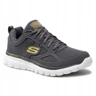 Buty sportowe męskie - Skechers Buty Męskie Burns- Agoura 52635/CHAR Szary 46 Eu - miniaturka - grafika 1