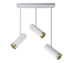 Oświetlenie punktowe PORTO 3xGU10/10W/230V białe - Lampy sufitowe - miniaturka - grafika 1