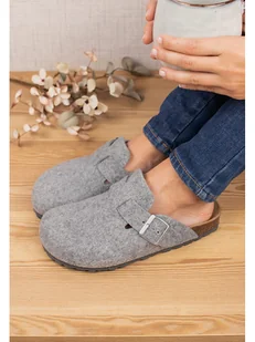 billowy Chodaki w kolorze szarym - Klapki i japonki damskie - miniaturka - grafika 1