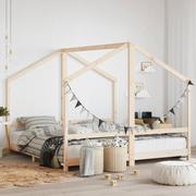 Łóżeczka i kojce - vidaXL Rama łóżka dziecięcego, 2x(90x190) cm, lite drewno sosnowe - miniaturka - grafika 1