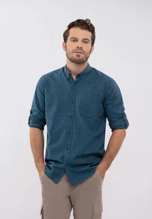 Koszula w kratkę K-RITO - Koszule męskie - miniaturka - grafika 1