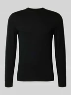 Swetry męskie - Sweter z dzianiny z mieszanki bawełny i kaszmiru z okrągłym dekoltem - miniaturka - grafika 1