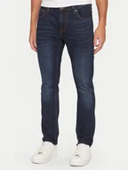 Spodnie męskie - Guess Jeansy M4BAN1 D5GN2 Granatowy Skinny Fit - miniaturka - grafika 1