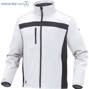 Delta Plus Bluza z Softshell Poliestru i elastanu kolor biało-szary rozmiar M LULE2BCTM LULE2BCTM - Odzież robocza - miniaturka - grafika 1