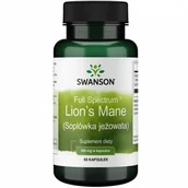 Suplementy diety - Full Spectrum Lion''s mane - Soplówka Jeżowata 500 mg (60 kaps.) - miniaturka - grafika 1