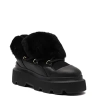 Śniegowce damskie - INUIKII Skórzane śniegowce | z dodatkiem wełny - miniaturka - grafika 1