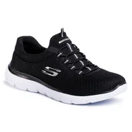 Buty sportowe damskie - Skechers 12980 BKW/BKW -  czarny -  40 EU 12980/BKW - miniaturka - grafika 1