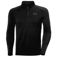 Koszulki sportowe męskie - Helly Hansen Lifa Active 1/2 Zip, męski, czarny - miniaturka - grafika 1