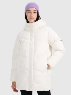 4F Kurtka puchowa z wypełnieniem syntetycznym damska - biała XXL - Kurtki damskie 4F Kurtka puchowa z wypełnieniem syntetycznym damska - biała XXL - Kurtki damskie - miniaturka - grafika 1