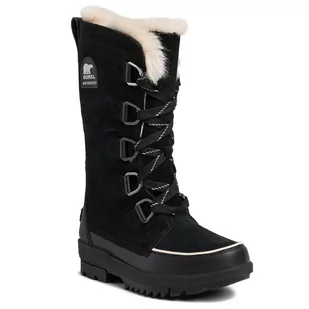 Sorel Śniegowce Torino II Tall NL3489 Black 010 - Śniegowce damskie - miniaturka - grafika 1