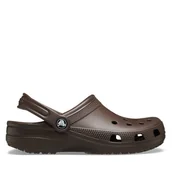 Klapki i japonki damskie - Klapki Crocs Classic Clog 10001 Brązowy - miniaturka - grafika 1