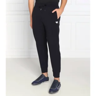 Emporio Armani Spodnie dresowe | Regular Fit - Dresy męskie - miniaturka - grafika 1