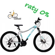 Rowery - XC 271 LADY r 18" Biało Turkusowy - miniaturka - grafika 1