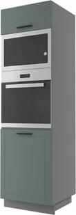 Bergamo Słupek Pod Zabudowę Piekarnika/Mikrofalówki D14/Ru/60/207 Miętowy Mat - Meble kuchenne - miniaturka - grafika 1