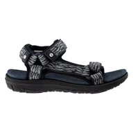 Buty sportowe damskie - Sandały Hi-tec hanar W 92800401619 czarne - miniaturka - grafika 1