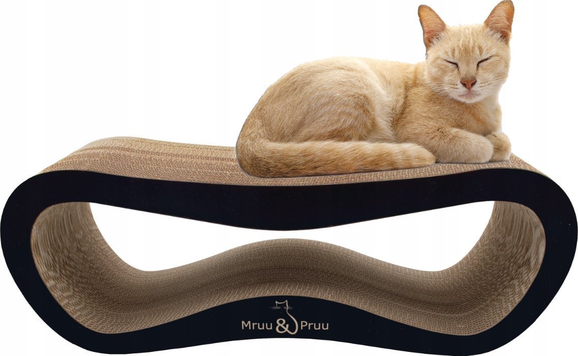 Drapak dla kota czarny mega LEON 78x28x24 cm MruuPruu