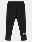 Legginsy - Puma Legginsy Ess+ Logo 846960 Czarny Tight Fit - miniaturka - grafika 1