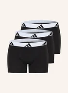 Majtki damskie - Adidas Bokserki Active Flex Cotton, 3 Szt. schwarz - miniaturka - grafika 1
