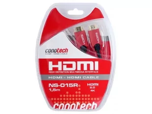 Conotech Kabel HDMI-HDMI v.2.0 1,5m NS-015R 4K NS-015R 4K - Kable - miniaturka - grafika 2