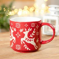 Kubki - Kubek ŚWIĄTECZNY AVERO z reniferami 0,35 l HOMLA - miniaturka - grafika 1