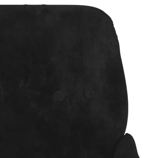Lumarko Ławka, czarna, 108x79x79 cm, tapicerowana aksamitem - Ławki do przedpokoju - miniaturka - grafika 7