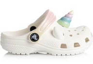 Buty dla dziewczynek - Klapki Crocs I AM Rainbow Unicorn - miniaturka - grafika 1