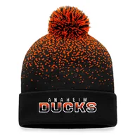 Czapki męskie - Czapka zimowa Fanatics Iconic Gradiant Iconic Gradiant Beanie Cuff with Pom Anaheim Ducks - miniaturka - grafika 1