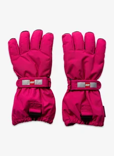 Rękawiczki dziecięce LEGO Atlin 700 - dark pink - Rękawiczki dla dzieci - miniaturka - grafika 1