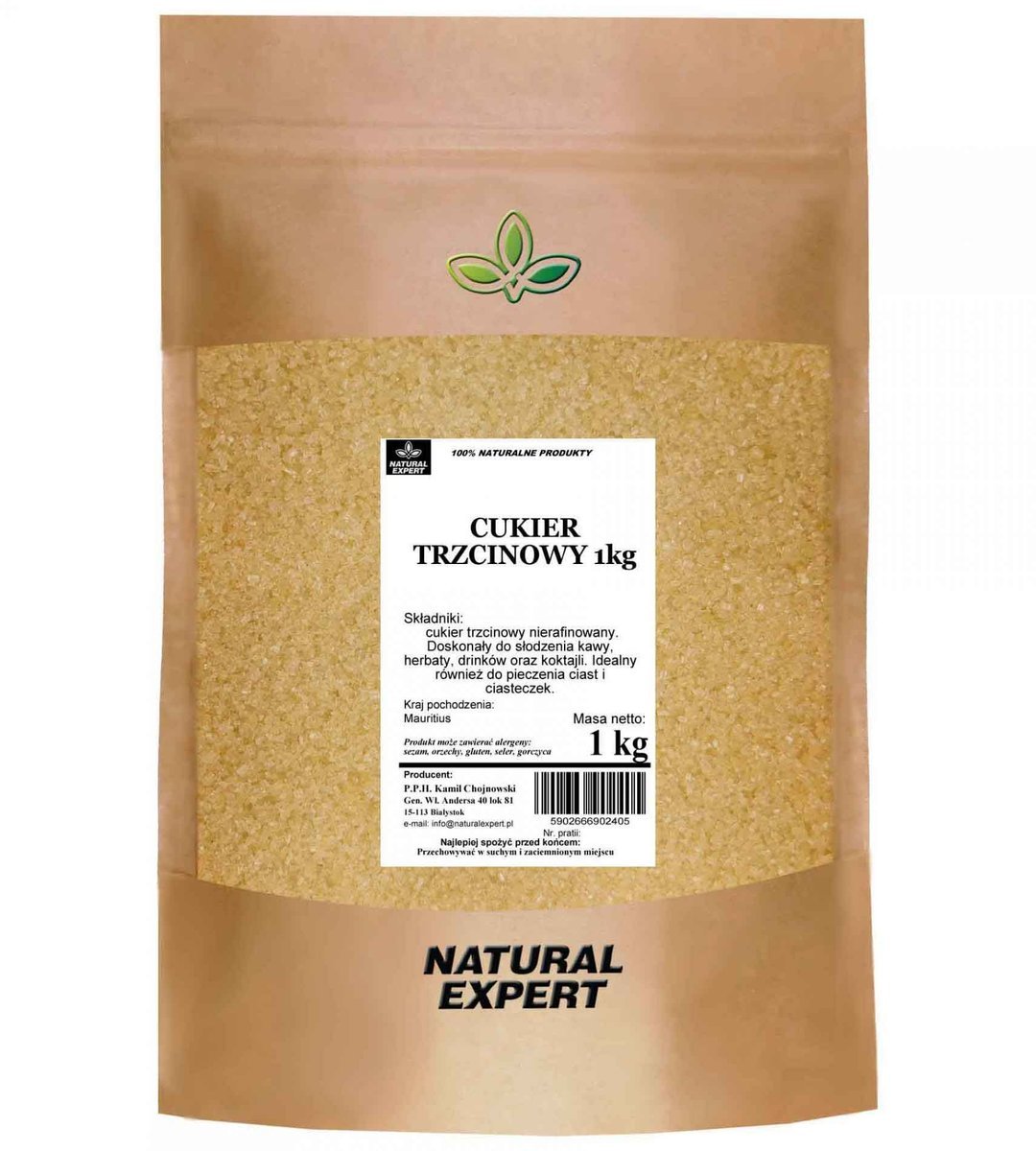 Cukier Trzcinowy 1Kg