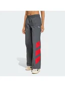 Spodnie sportowe damskie - adidas Spodnie dresowe Blocked Washed KE5037 Szary Loose Fit - miniaturka - grafika 1